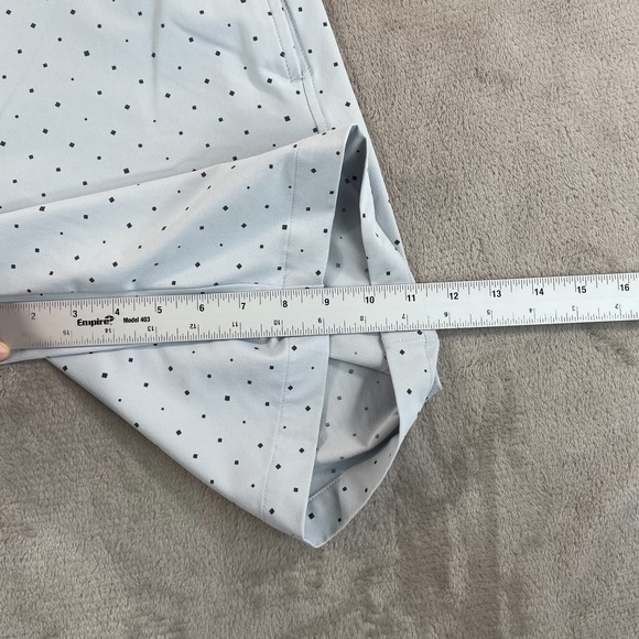 Under Armour Printed Performance Golf Shorts Men 34 Grey Geometric AOP Casual - Picture 6 of 10